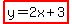 highlight%28y=2x%2B3%29