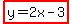 highlight%28y=2x-3%29