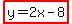 highlight%28y=2x-8%29
