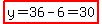 highlight%28y=36-6=30%29