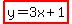 highlight%28y=3x%2B1%29