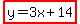 highlight%28y=3x%2B14%29