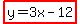 highlight%28y=3x-12%29