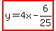 highlight%28y=4x-6%2F25%29