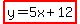 highlight%28y=5x%2B12%29
