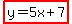 highlight%28y=5x%2B7%29