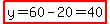 highlight%28y=60-20=40%29