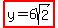 highlight%28y=6sqrt%282%29%29