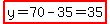 highlight%28y=70-35=35%29