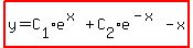 highlight%28y=C%5B1%5De%5E%28x%29%2BC%5B2%5De%5E%28-x%29-x%29
