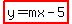 highlight%28y=mx-5%29