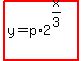 highlight%28y=p%2A2%5E%28x%2F3%29%29
