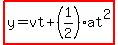 \"highlight%28y=vt%2B%281%2F2%29at%5E2%29\"