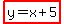 highlight%28y=x%2B5%29