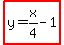highlight%28y=x%2F4-1%29
