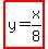highlight%28y=x%2F8%29