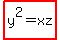 highlight%28y%5E2=xz%29