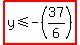 highlight%28y+%3C=+-%2837%2F6%29%29