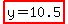 highlight%28y+=+10.5%29