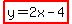 highlight%28y+=+2x-4%29