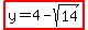 highlight%28y+=+4-sqrt%2814%29%29