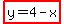 highlight%28y+=+4-x%29