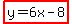 highlight%28y+=+6x+-+8%29