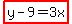 highlight%28y-9=3x%29