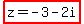 highlight%28z=-3-2i%29