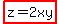 highlight%28z=2xy%29