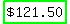highlight_green%28%22%24121.50%22%29