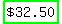 highlight_green%28%22%2432.50%22%29