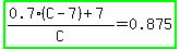 highlight_green%28%280.7%28C-7%29%2B7%29%2FC=0.875%29