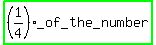 highlight_green%28%281%2F4%29_of_the_number%29