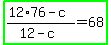 highlight_green%28%2812%2A76-c%29%2F%2812-c%29=68%29