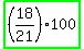 highlight_green%28%2818%2F21%29+%2A+100%29