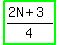 highlight_green%28%282N+%2B+3%29%2F4%29