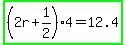 highlight_green%28%282r%2B1%2F2%29%2A4=12.4%29