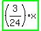 highlight_green%28%283%2F24%29x%29