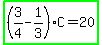 highlight_green%28%283%2F4-1%2F3%29C=20%29
