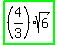 highlight_green%28%284%2F3%29%2Asqrt%286%29%29