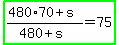 highlight_green%28%28480%2A70%2Bs%29%2F%28480%2Bs%29=75%29