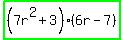 highlight_green%28%287r%5E2+%2B+3%29%286r+-+7%29%29