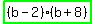 highlight_green%28%28b-2%29%28b%2B8%29%29