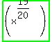 highlight_green%28%28x%5E%2819%2F20%29%29%29