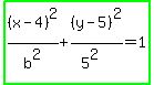 highlight_green%28%28x-4%29%5E2%2Fb%5E2%2B%28y-5%29%5E2%2F%285%5E2%29=1%29
