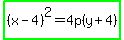 highlight_green%28%28x-4%29%5E2=4p%28y%2B4%29%29