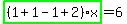 highlight_green%28+%281%2B1-1%2B2%29%2Ax+%29=6