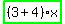 highlight_green%28+%283%2B4%29%2Ax+%29