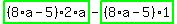 highlight_green%28+%288%2Aa-5%29%2A2%2Aa+%29-highlight_green%28+%288%2Aa-5%29%2A1+%29
